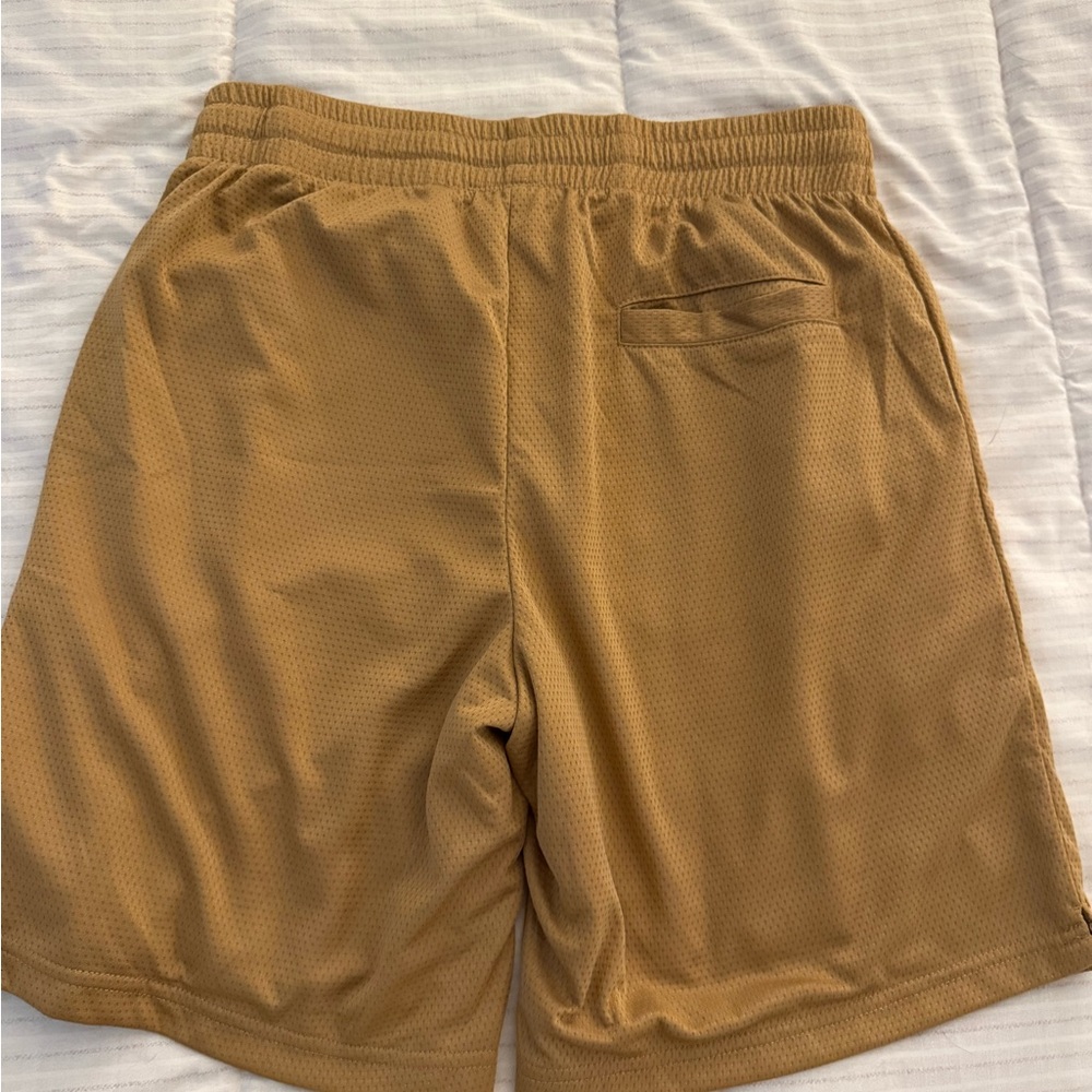 Kill Crew Tan and Red Athletic Shorts - Picture 3 of 3
